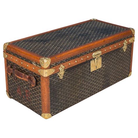 goyard trunk history|vintage Goyard bag.